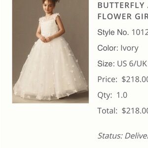 Ivory Flower Girl Dress